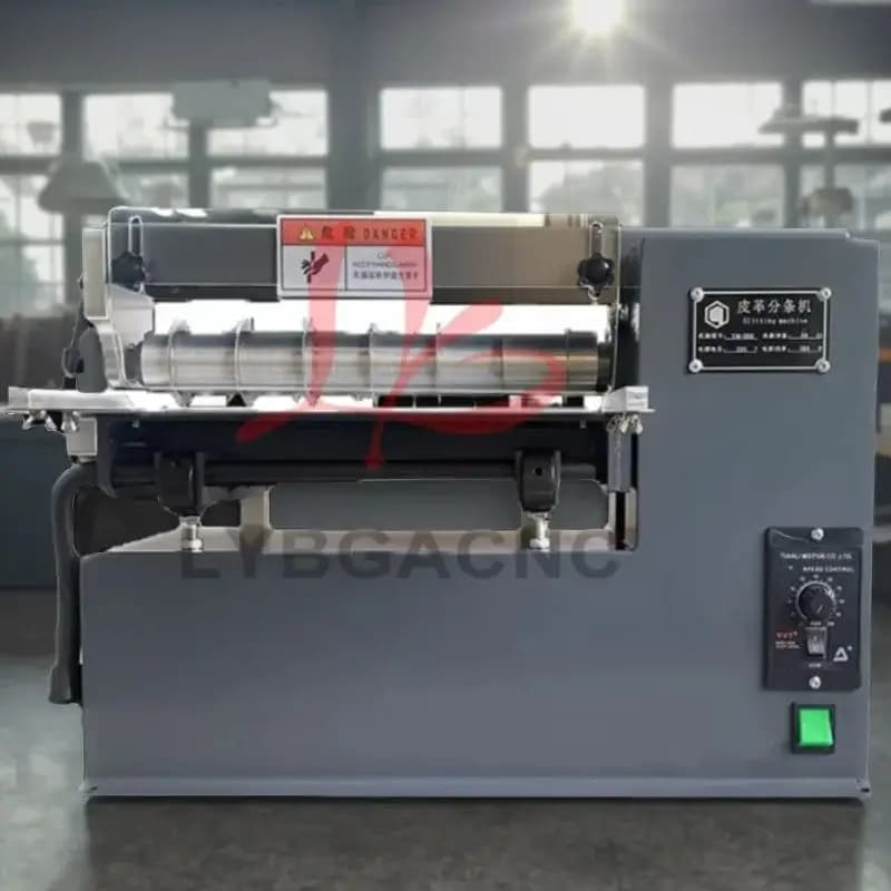 12 Inch Multi-Purpose Slitting Professional Leather Slitting Machine Leather Slitter Shoe Bags Straight Paper Cutter Vegetable
