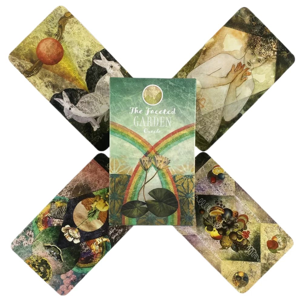 The sfaccettato Garden Oracle Cards A 50 English Visions divinazione Edition Deck Borad Games