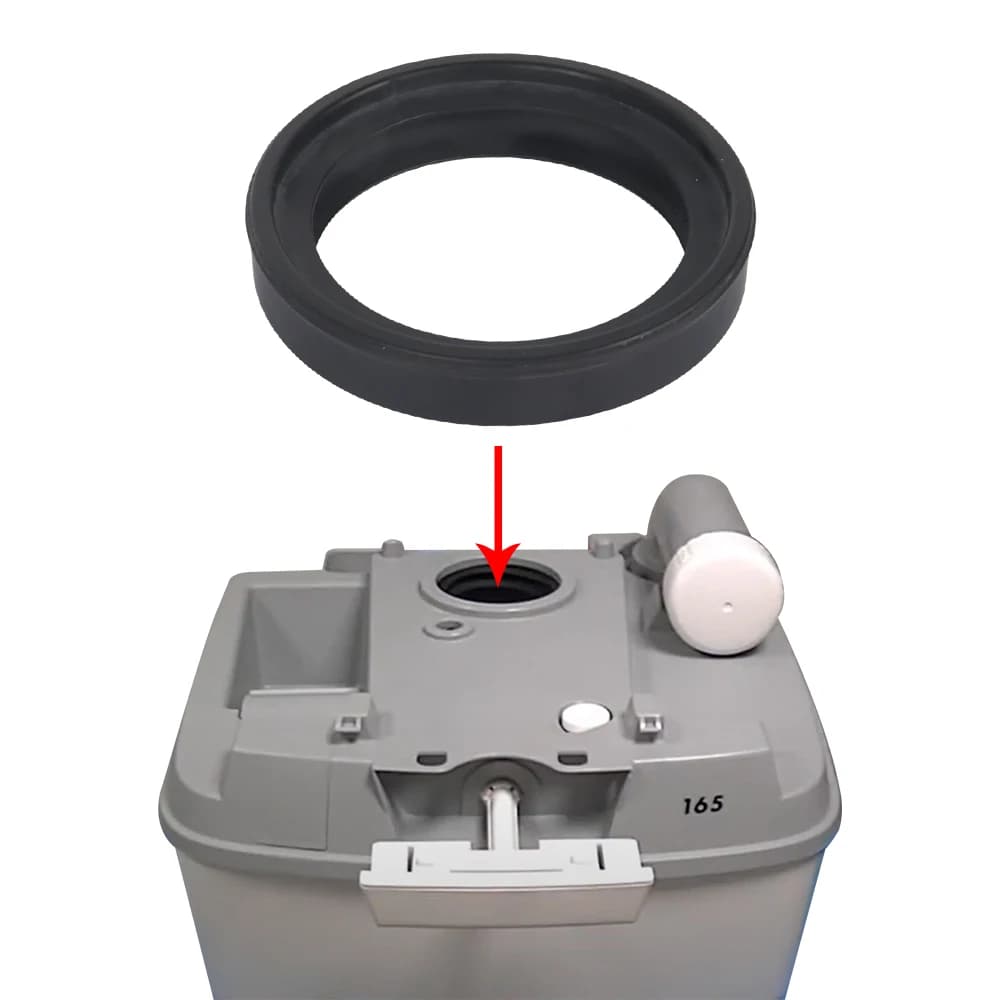 07101 Guarnizione labbro per Thetford Porta Potti serie 100/200/300/400 Guarnizione di ricambio per WC portatile in gomma resistente a prova di perdite