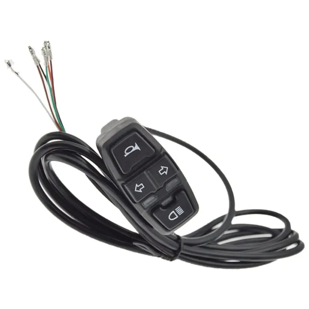 Electric Bike Light 3 In 1 Clacson Turn Light Switch For Scooter Ebike Switch
