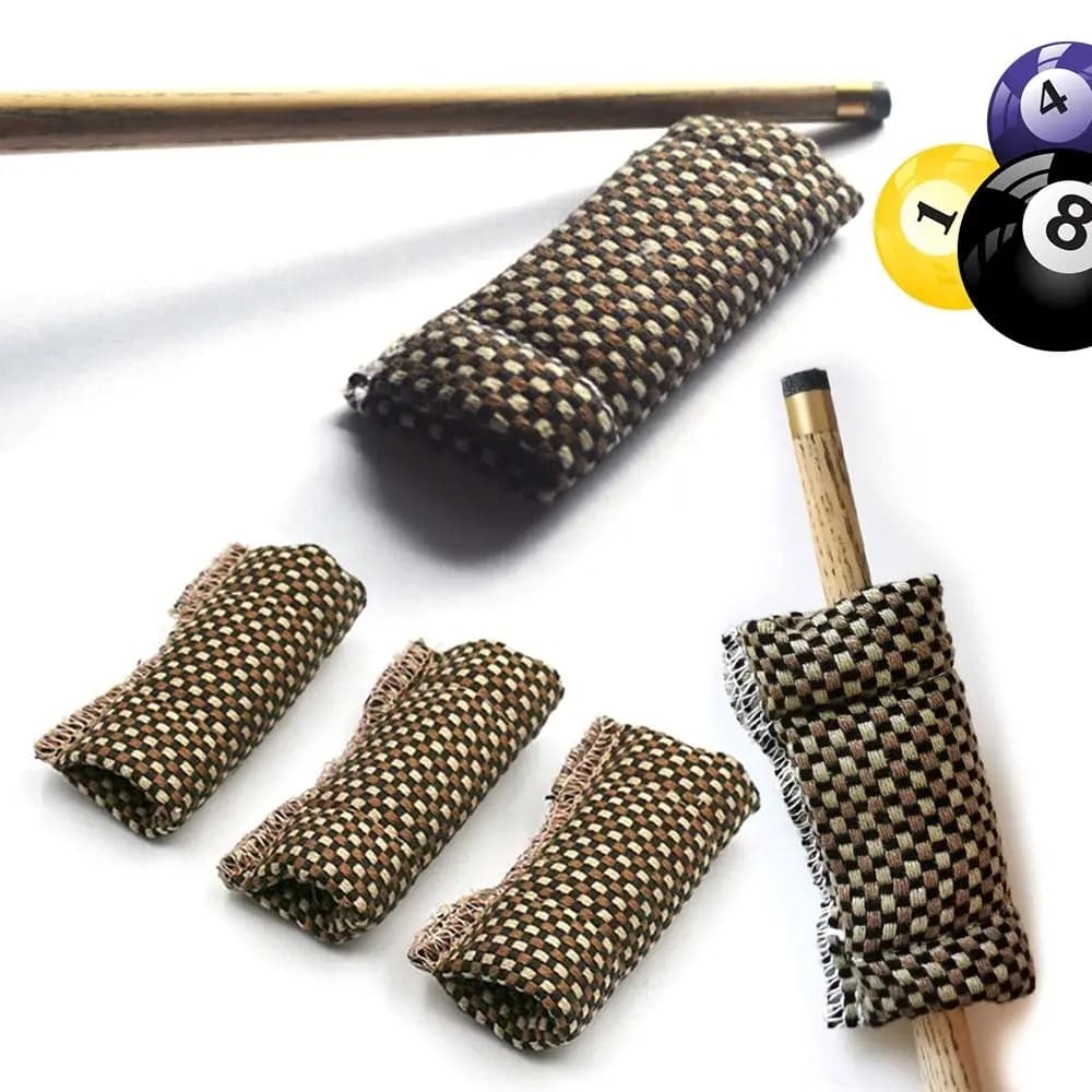 Accessori da biliardo multifunzione Strumenti di lucidatura Durevole Pool Snooker Cue Asciugamano per pulizia Panno Cura Burnishe Strumento di manutenzione