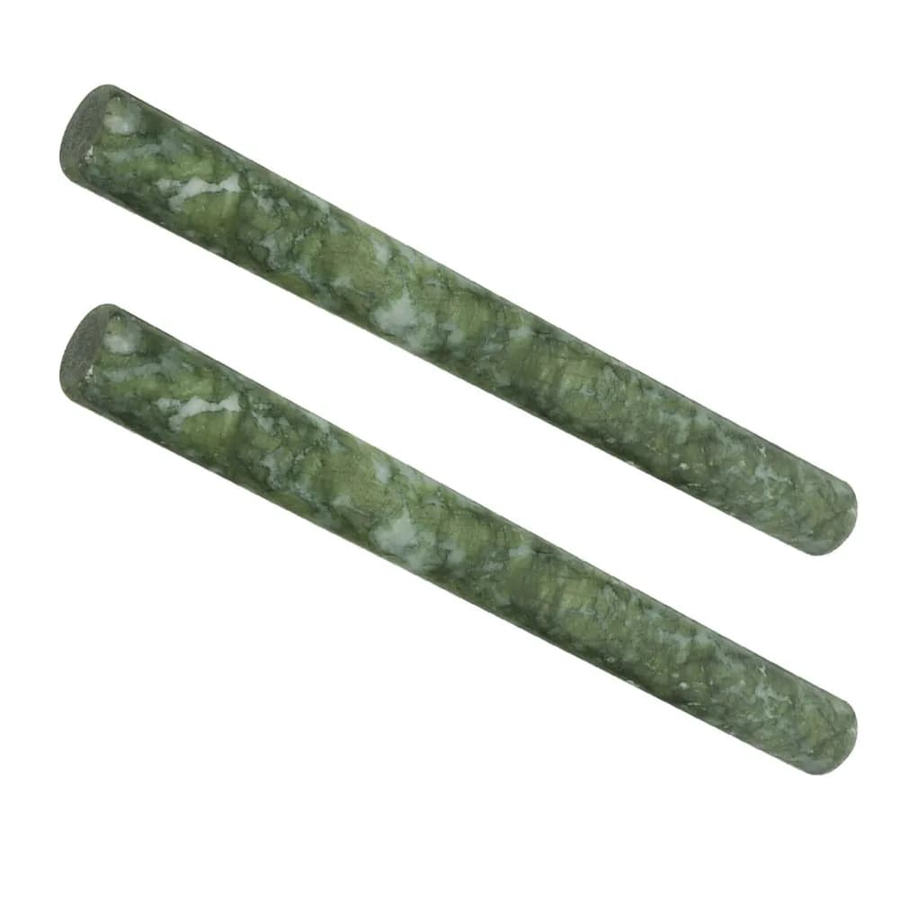 Set di 2 Mattarelli in Marmo Naturale Antiaderenti per Impastare, Ideali per Ravioli, Pizza, Pasticceria, Fondente, Biscotti, Chapati e Pane