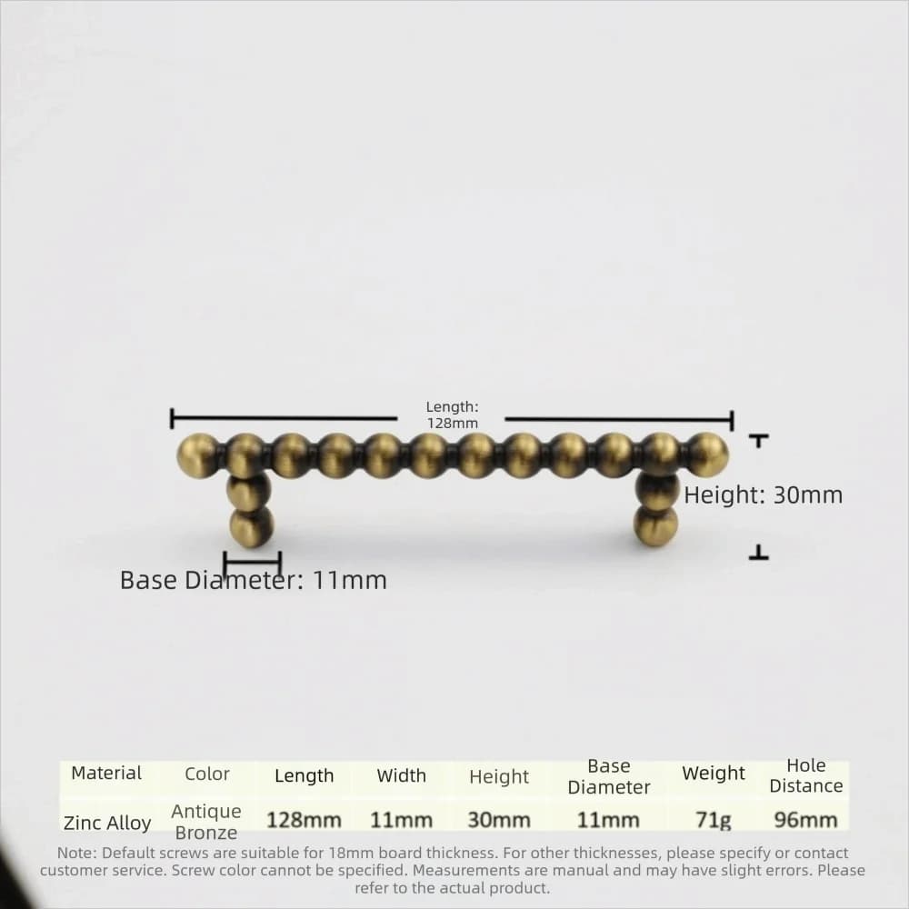 Luxury Small Round Ball Pull Handle Zinc Alloy Silver Bead Furniture Knobs Long Pull Handles For Drawer Wardrobe Door Cabinet