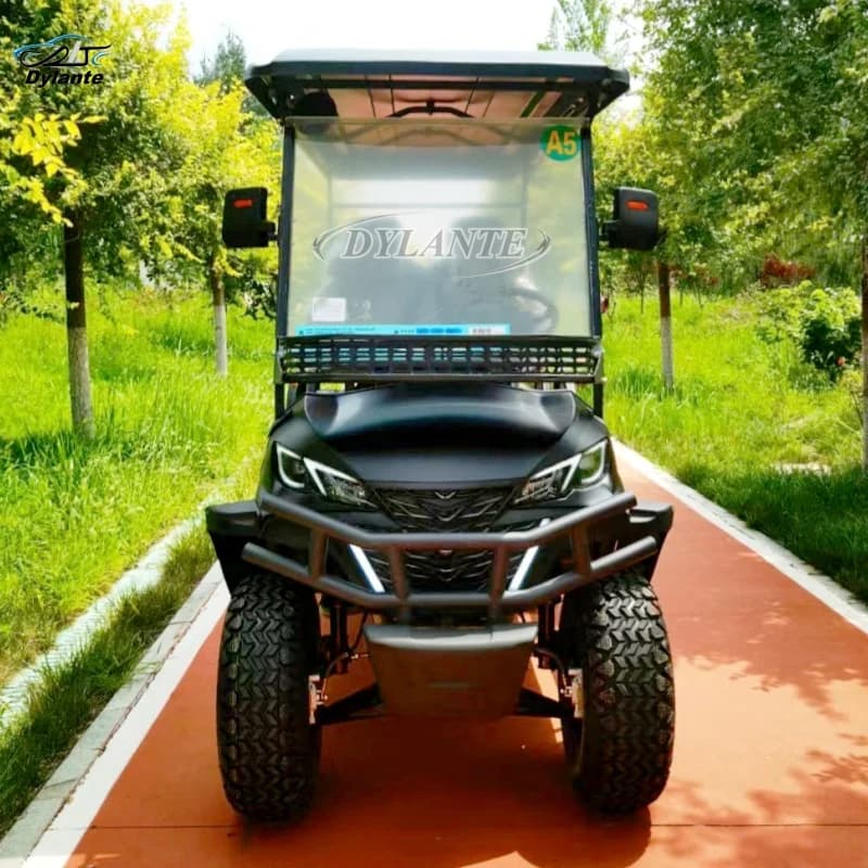 Classico piccolo mini nuovo pannello solare fuoristrada carrello da golf elettrico 4 ruote migliore batteria al litio auto elettrica da caccia elettrica