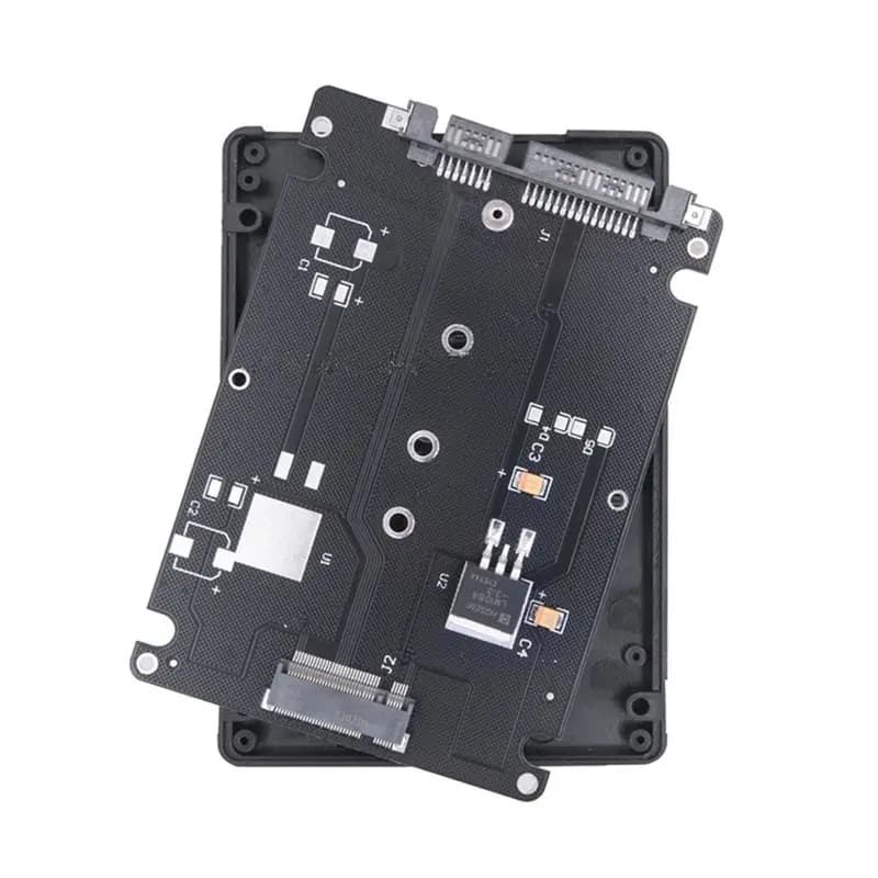 M.2 NGFF SSD To SATA3 External Hard Drive Box 6Gbps Hard Disk Adapter Board M.2 NGFF To SATA3.0 Adapter Card For PC-Hot