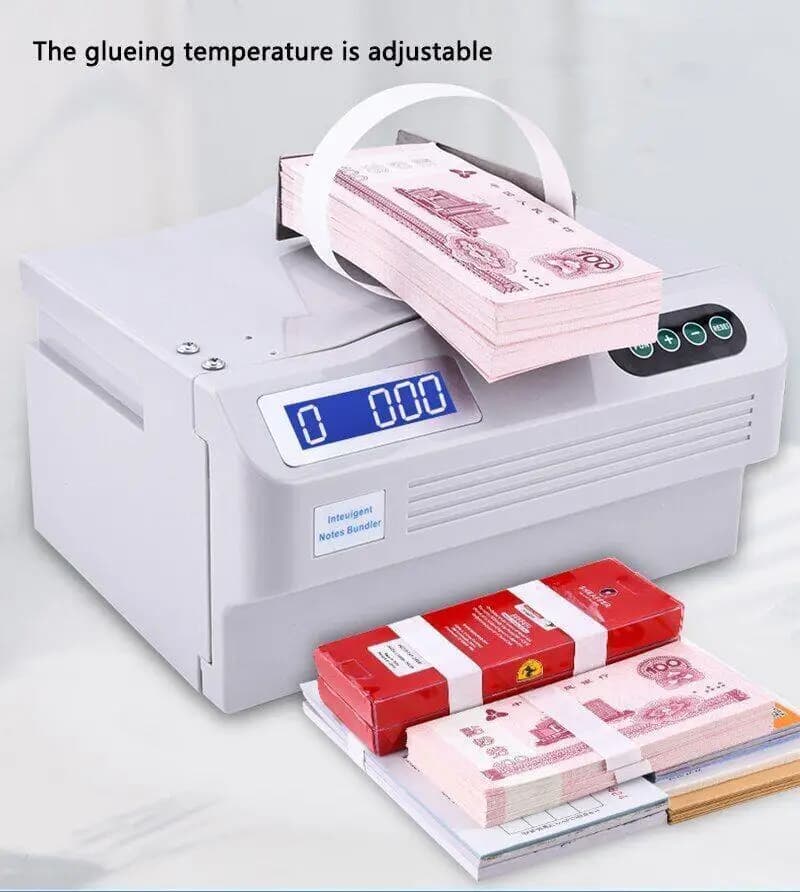 Macchina Intelligente Multiuso per Legatura con Nastro di Carta, Legatrice Automatica per Banconote 110/220V