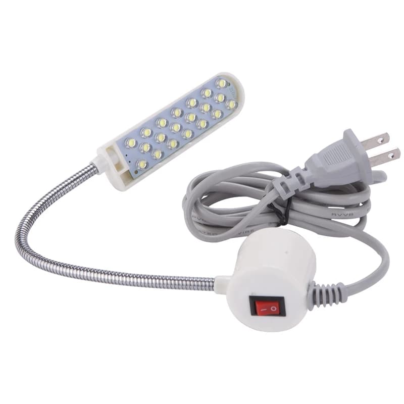 Illuminazione industriale Macchina da cucire Luci a LED Lampada da lavoro flessibile multifunzionale Luce da cucito magnetica per trapano a colonna