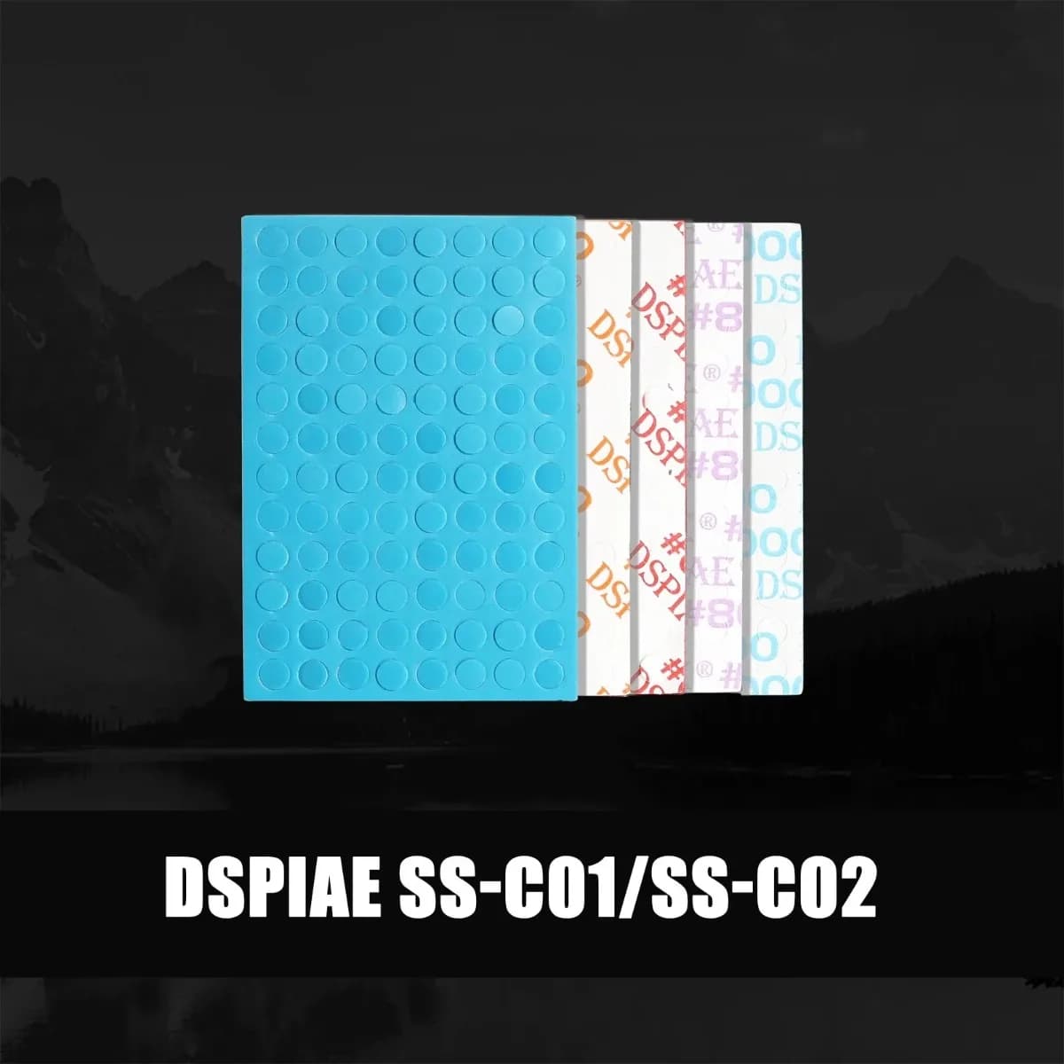 DSPIAE SS-C01 SS-C02 self-adhesive sponge disc for military model in scale Gundam Rettifica polishing glazed paper Hobby DIY craft tool