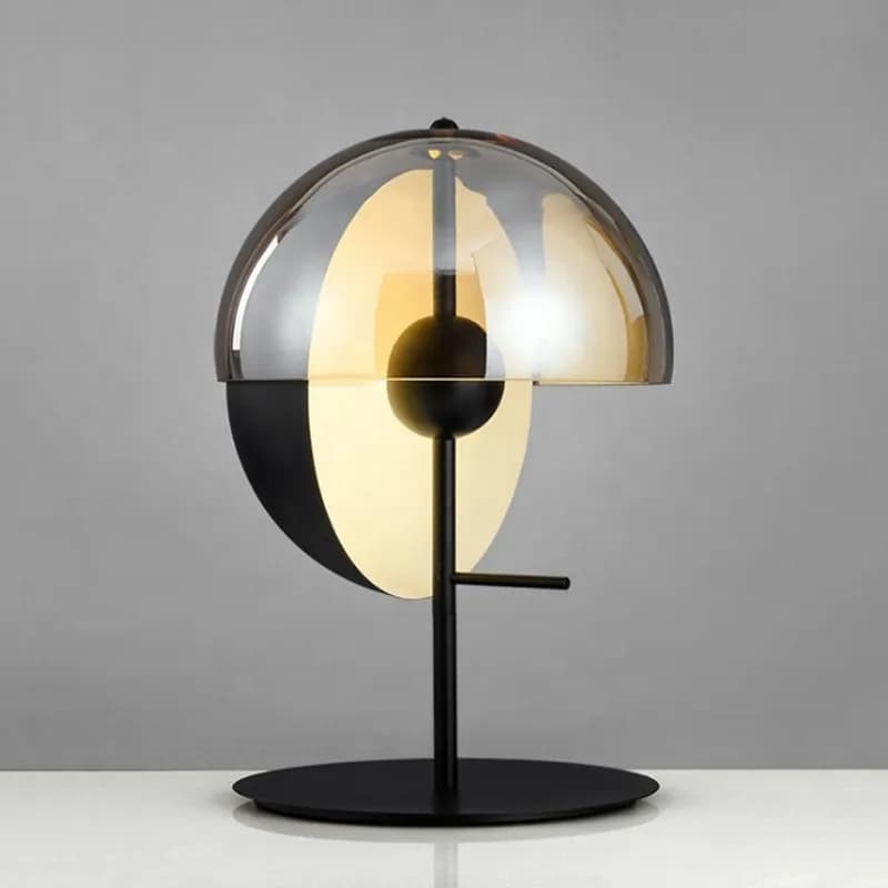 Postmoderno designer di lusso comodino in vetro nordico creativo soggiorno modello camera arte camera da letto studio scrivania lampada corridoio luce da tavolo