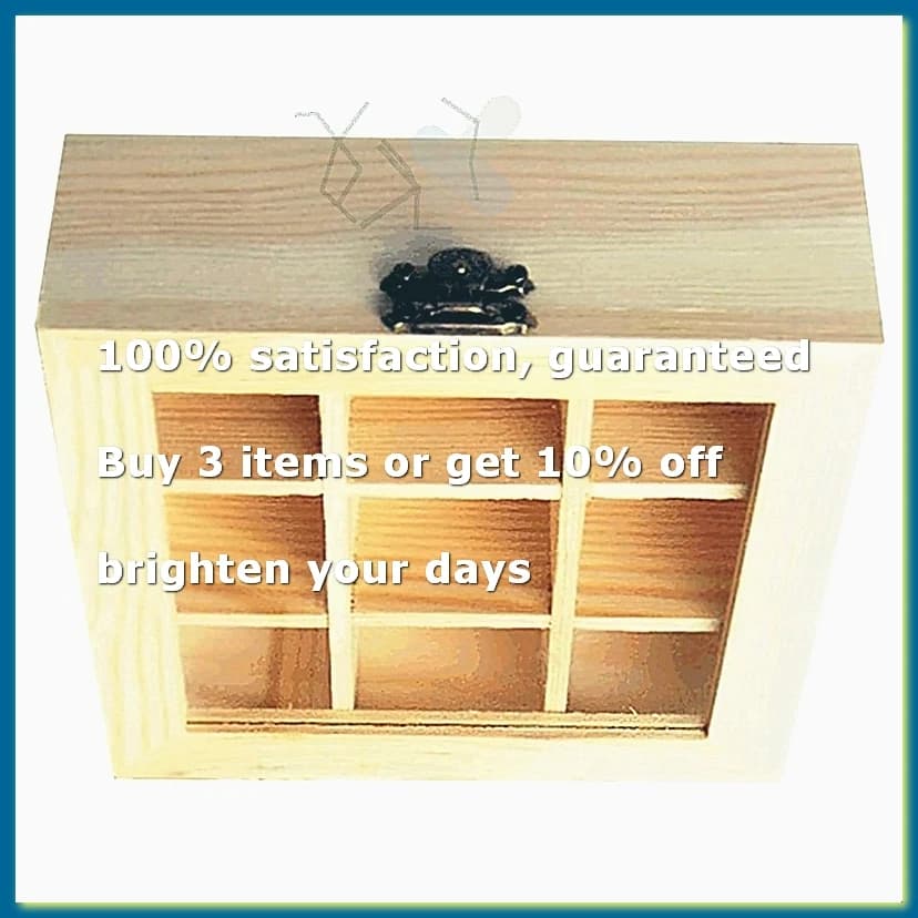 Tea Storage Box with 9 Compartments, Transparent Glass Top, Multifunctional Storage Box That Can Store Tea Bags