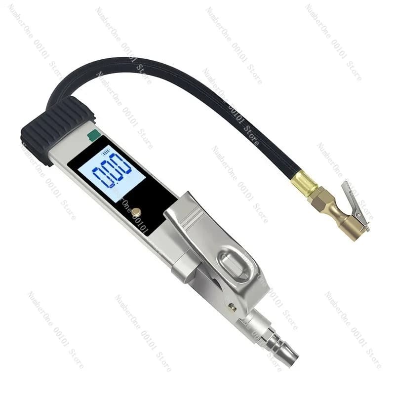 Digital Tire Pressure Gauge, High Precision Inflator Gun for Car, Air Pressure Tester with Portable Tire Display