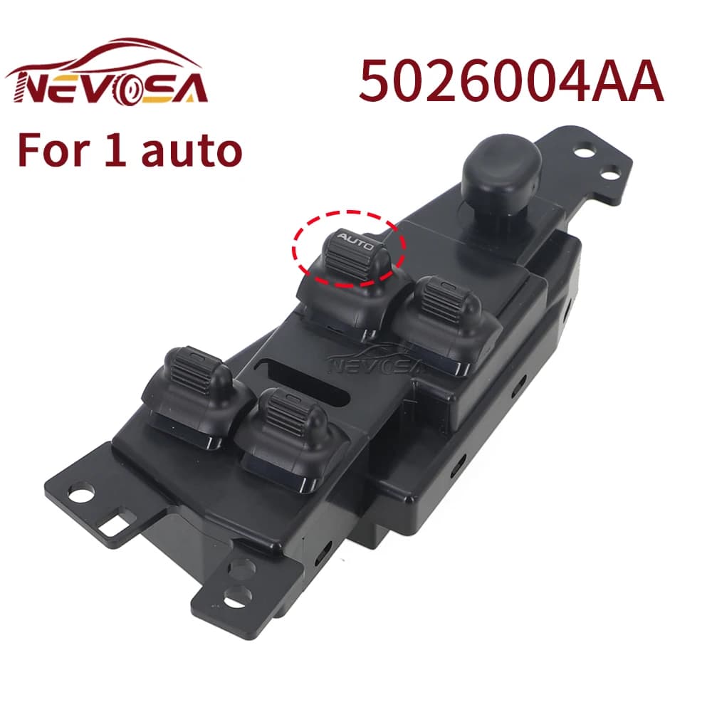 Conducente Anteriore Sinistro Per Dodge STRATUS Intrepid Chrysler Concorde 300M SEBRING Parte Auto Interruttore Alzacristallo Elettrico 4608558AA 5026004AA