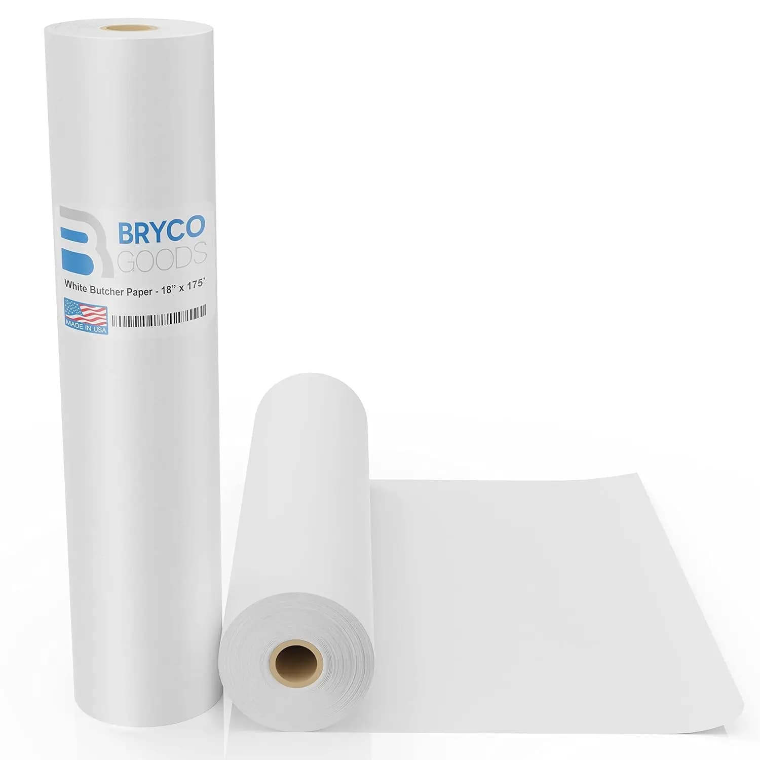 Rotolo di Carta da Macellaio Non Rivestita 18" x 175ft per Affumicare la Carne, Sublimazione, Artigianato e Confezionamento, Prodotto negli USA