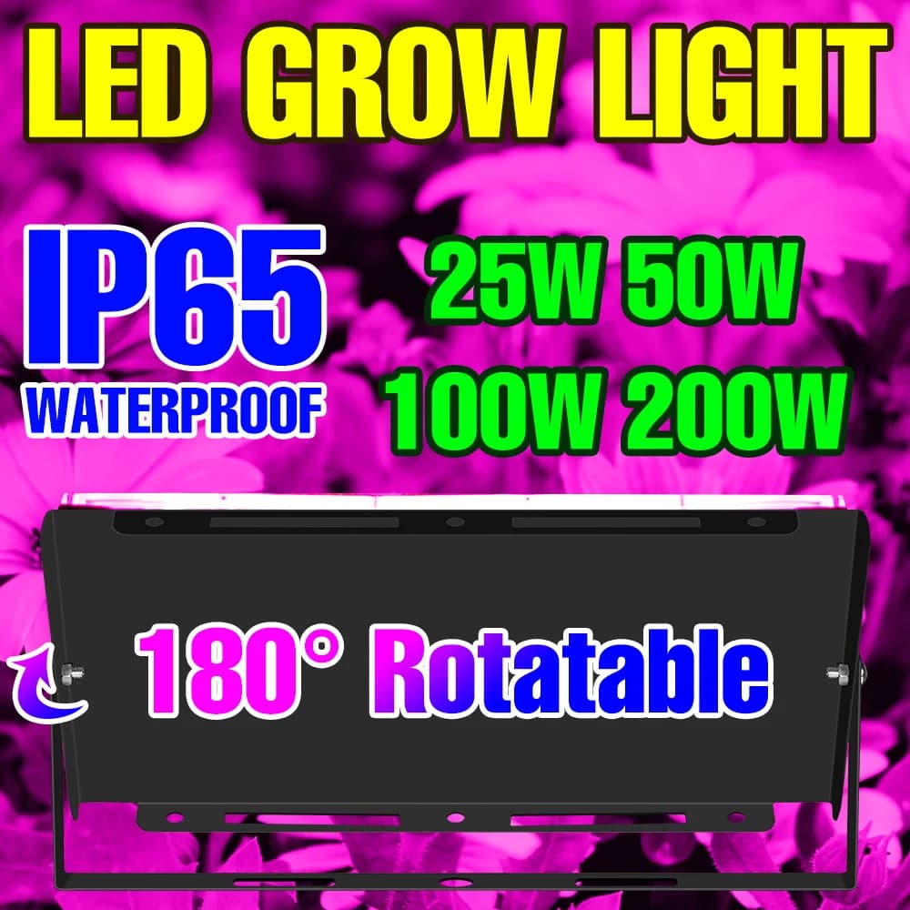 200W LED Full Spectrum Grow Light Indoor Plant Cultivation Lamp Vegetables Flower Succulents Seedings Hydroponics Fill Lighting