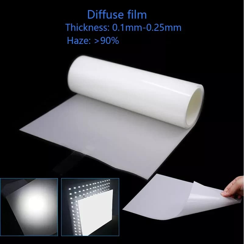 LGT188S LED Light diffusore Film Box illuminazione retroilluminazione pellicola omogeneizzante PET Film di diffusione pellicola guida luce personalizzabile