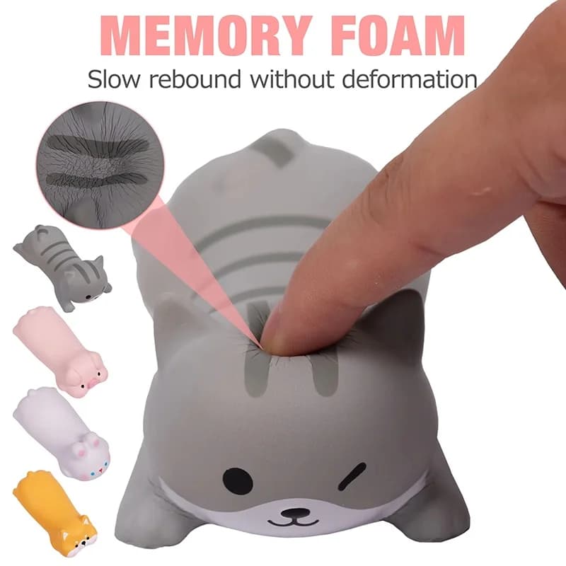 Supporto per Polso a Forma di Animale Carino, Ergonomico in Memory Foam per Computer Desktop e Laptop, Accessorio da Ufficio