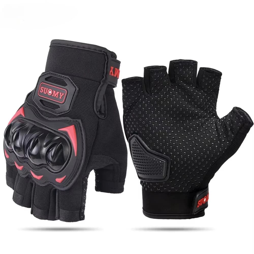 Summer New Motorcycle Gloves Men Women Half Finger Breathable Anti-shock Sport Mittens ATV MTB Cycling Gloves