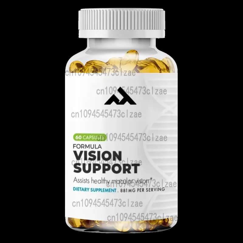 Support supplement for non-GMO vision with lutein, lycopene, vitamins and minerals for eye health and sight