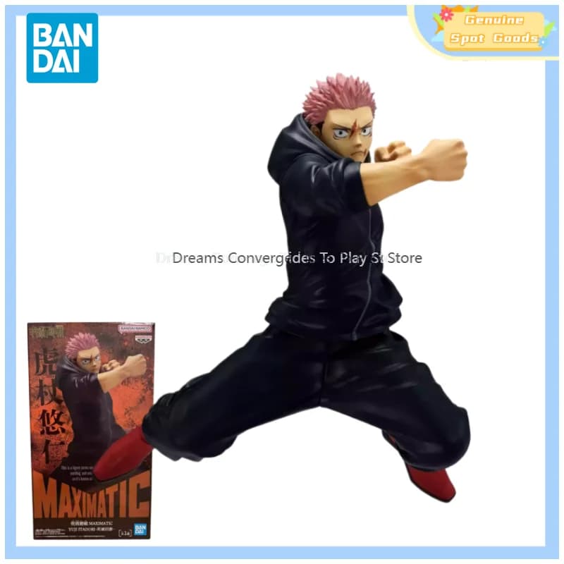 Autentica Action Figure di Yuji Itadori da Jujutsu Kaisen MAXIMATIC di Bandai, Modellino da Collezione, Regalo per Giocattoli, Hobby e Bambini