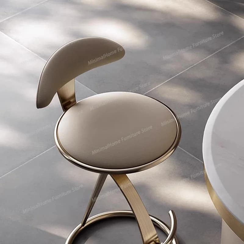 Sgabelli da Bar Regolabili in Alluminio, Design Moderno per Soggiorno e Ristorante, Sedie da Bar in Metallo, Sillas Para Comedor, Arredamento per la Casa