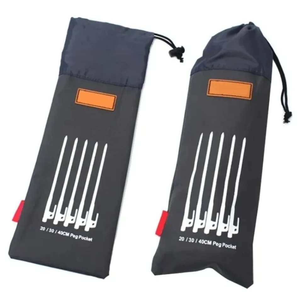 1 pz picchetti per tende da esterno borsa accessori per tende da campeggio martello corda antivento tenda custodia per chiodi custodia custodia forniture da viaggio