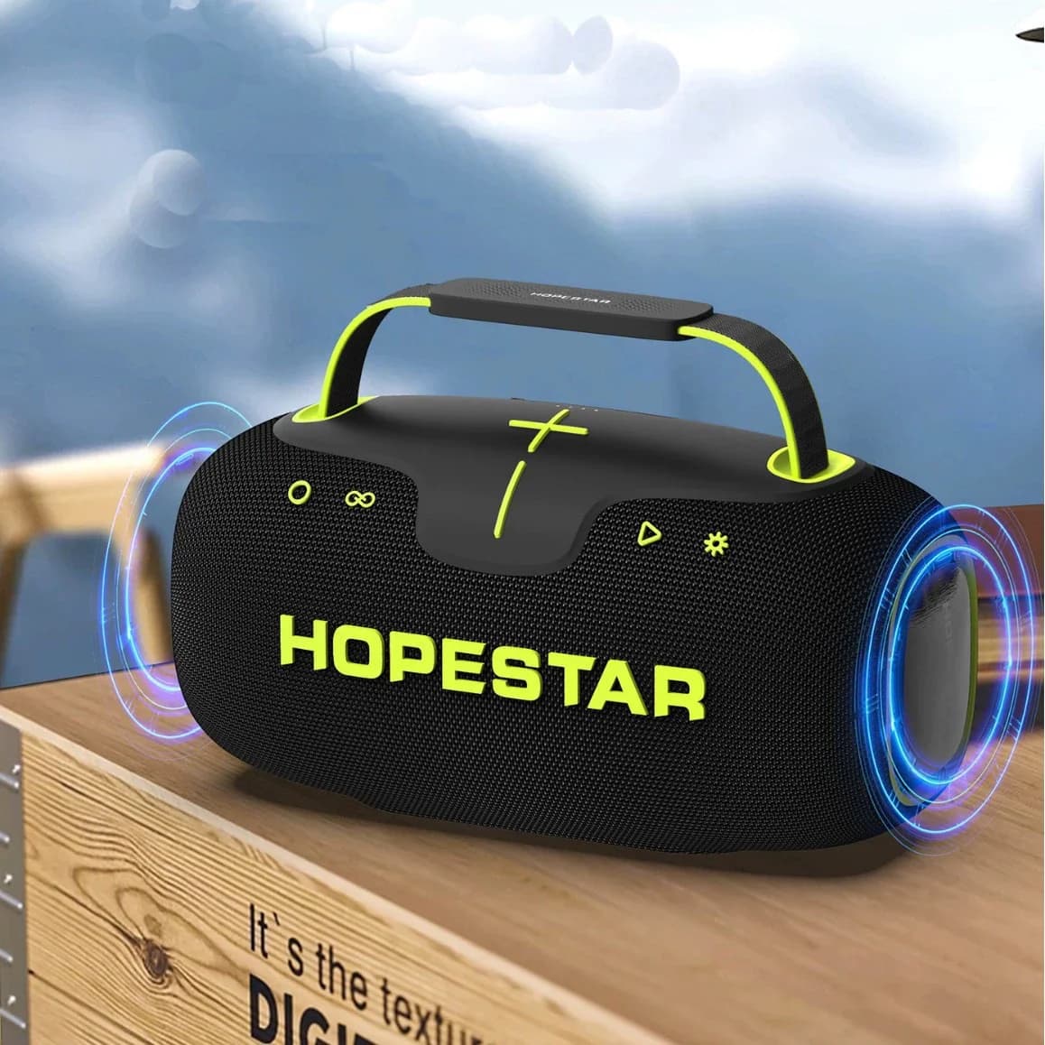 Originale HOPESTAR PARTYBOX 150 40W Boombox portatile ad alta potenza Blue Tooth Altoparlanti audio Subwoofer Lettore Mp3 Altoparlante stereo TWS