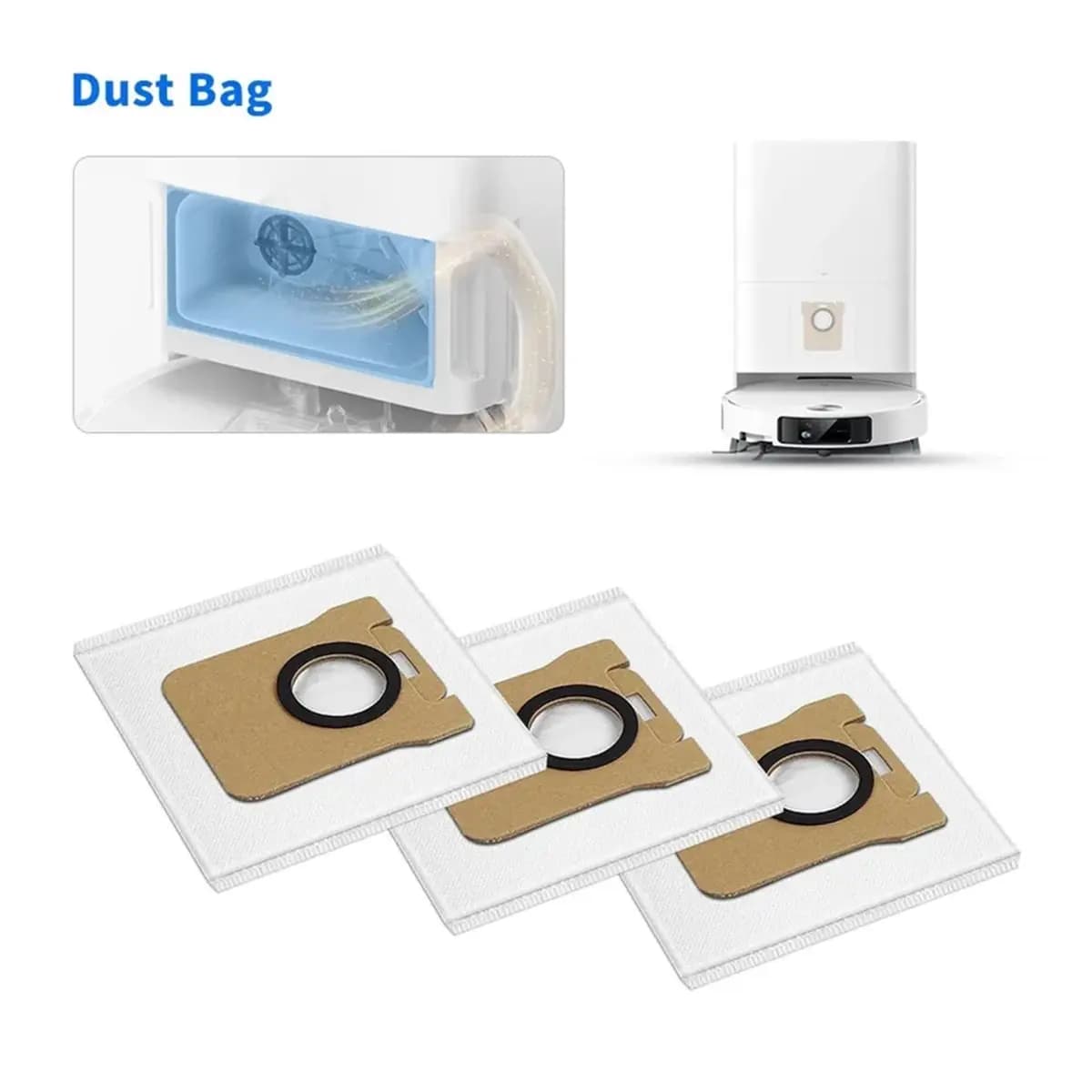Cleaning Bags and Panels AT59, Vacuum Robot Parts Xiaomi 5 Pro OV21CN X10 Plus X20 Plus M30 Pro M30S