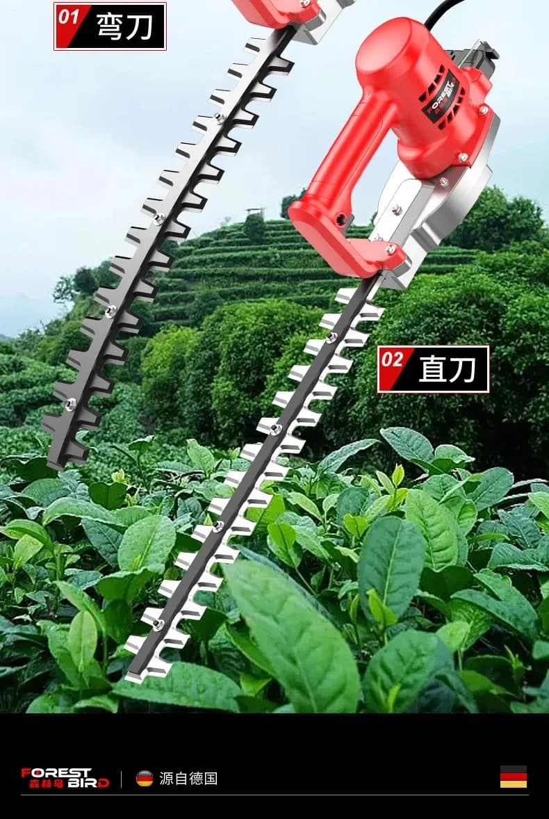 New rechargeable brushless hedge trimmer lithium battery tea ball tree trimmer one-handed electric landscaping pruning shears