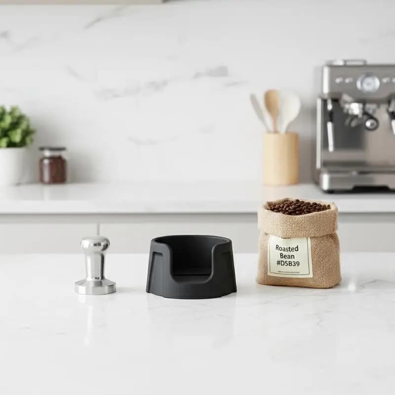 Portafilter Holder Compatible With Espresso Machine, Espresso Tamping Station For Luxe Cafe Maker Coffee Tool