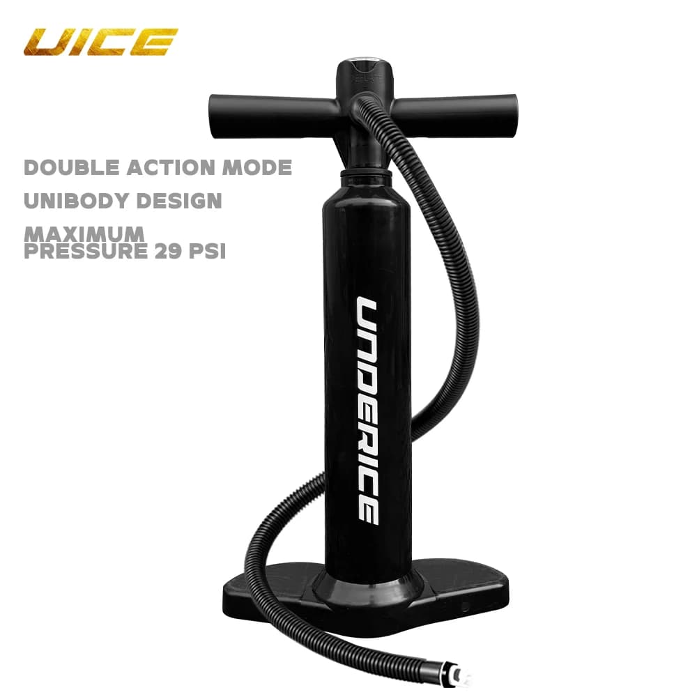 UICE 29psi Pompa a mano ad aria di gonfiaggio ad alta pressione Maniglia staccabile SUP Stand up Paddle Board Tavola da surf Gommone Kayak