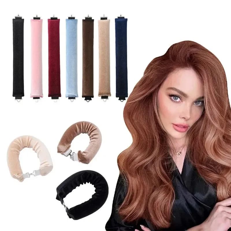 Accessori per capelli: Bigodini senza calore per ricci, prodotti per capelli ricci da donna, bigodino in gomma, strumenti per parrucchieri, rullo in schiuma per capelli da notte