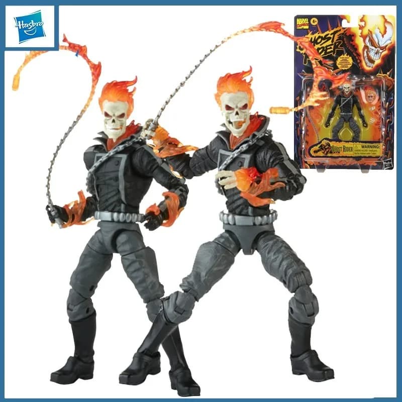 Hasbro autentico Marvel Legends Ghost Rider Johnny Blaze Comic Edition Action Figure giocattoli per ragazzi ragazze regalo modello da collezione