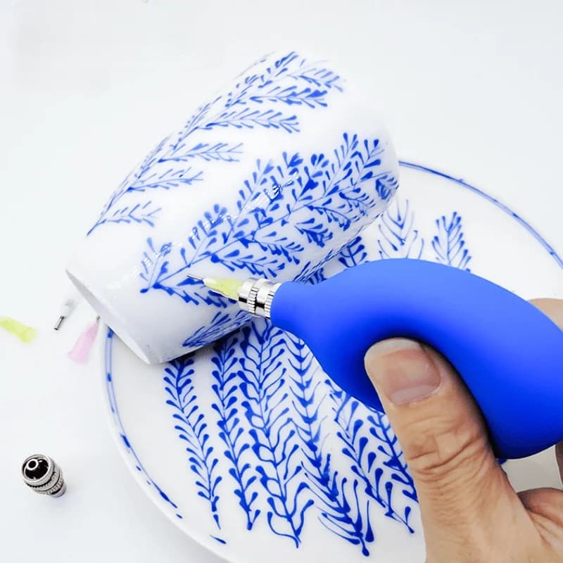 1Set Pottery Tools Ceramic Precision Applicator Paint Bottle Squeeze Bottle Ceramic Painting Coloring Polymer Clay Tools