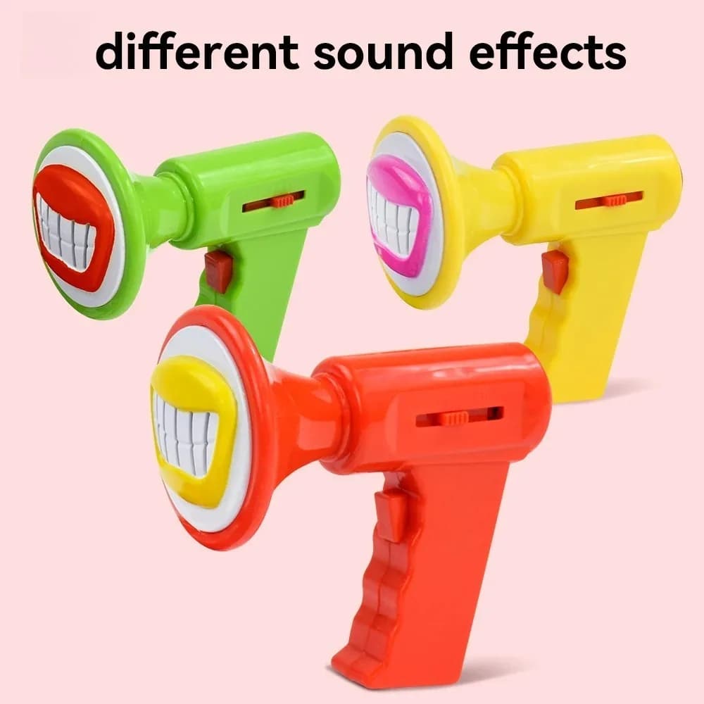 Toy changing voice for children with 6 sound effects, voice speaker for role games, portable amplifier for children, toy parody