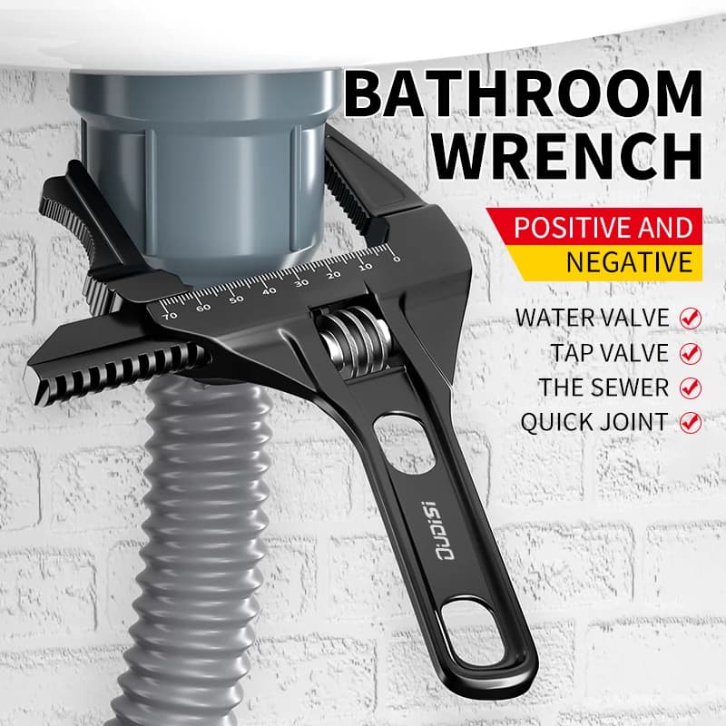 OUDISI multifunctional key tool manual adjustable key bath key with large opening multifunctional wren adjustable
