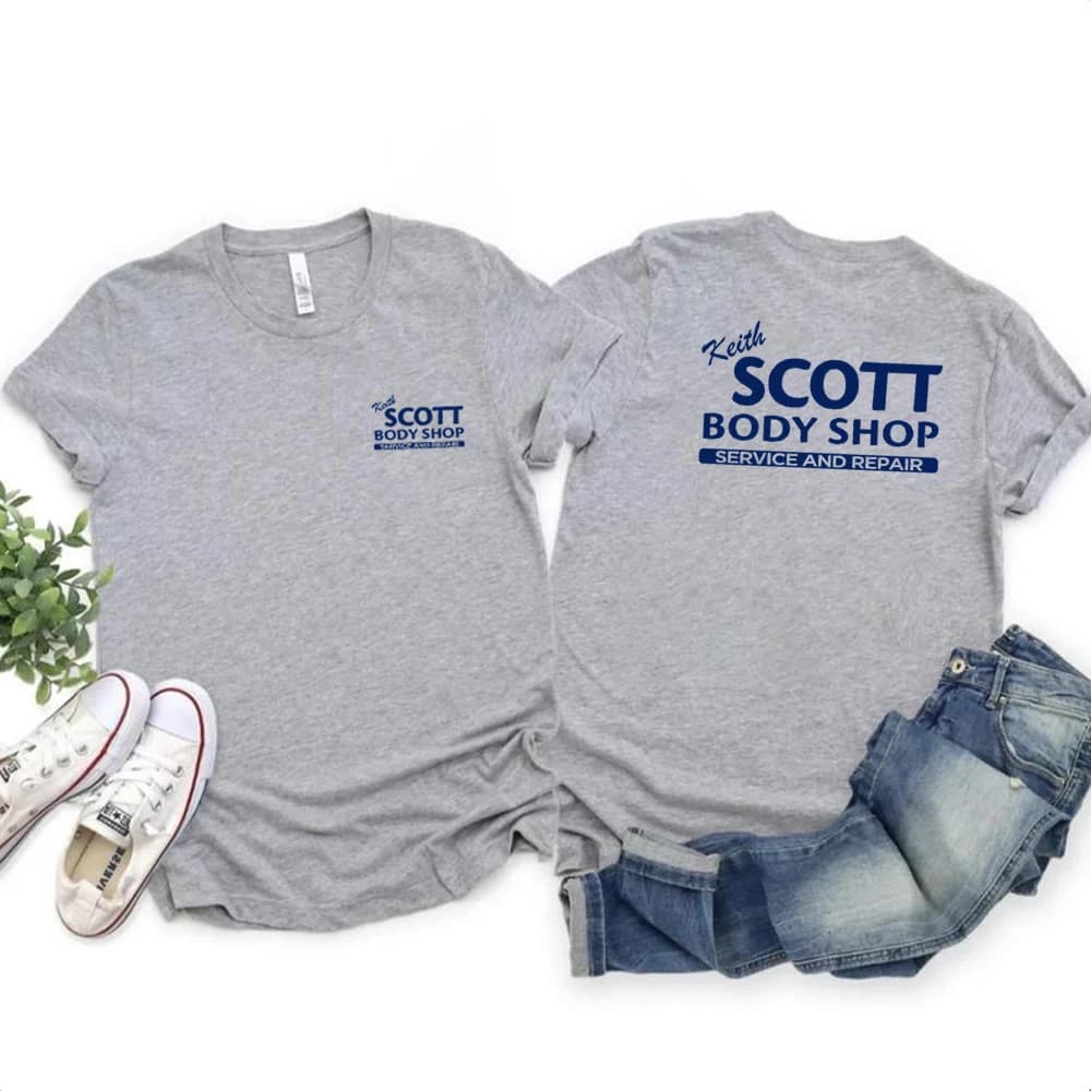 Camicia estiva con stampa frontale e posteriore camicia da negozio per il corpo di Scott maglietta da collina t-Shirt con cultura Pop magliette con maniche corte Unisex