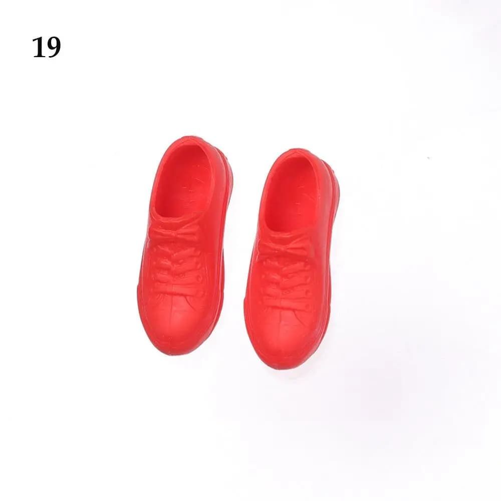 Colorful Fashion Foot Length 2.2cm 1/6 Dolls Boot Shoes High Heels Shoes Accessories