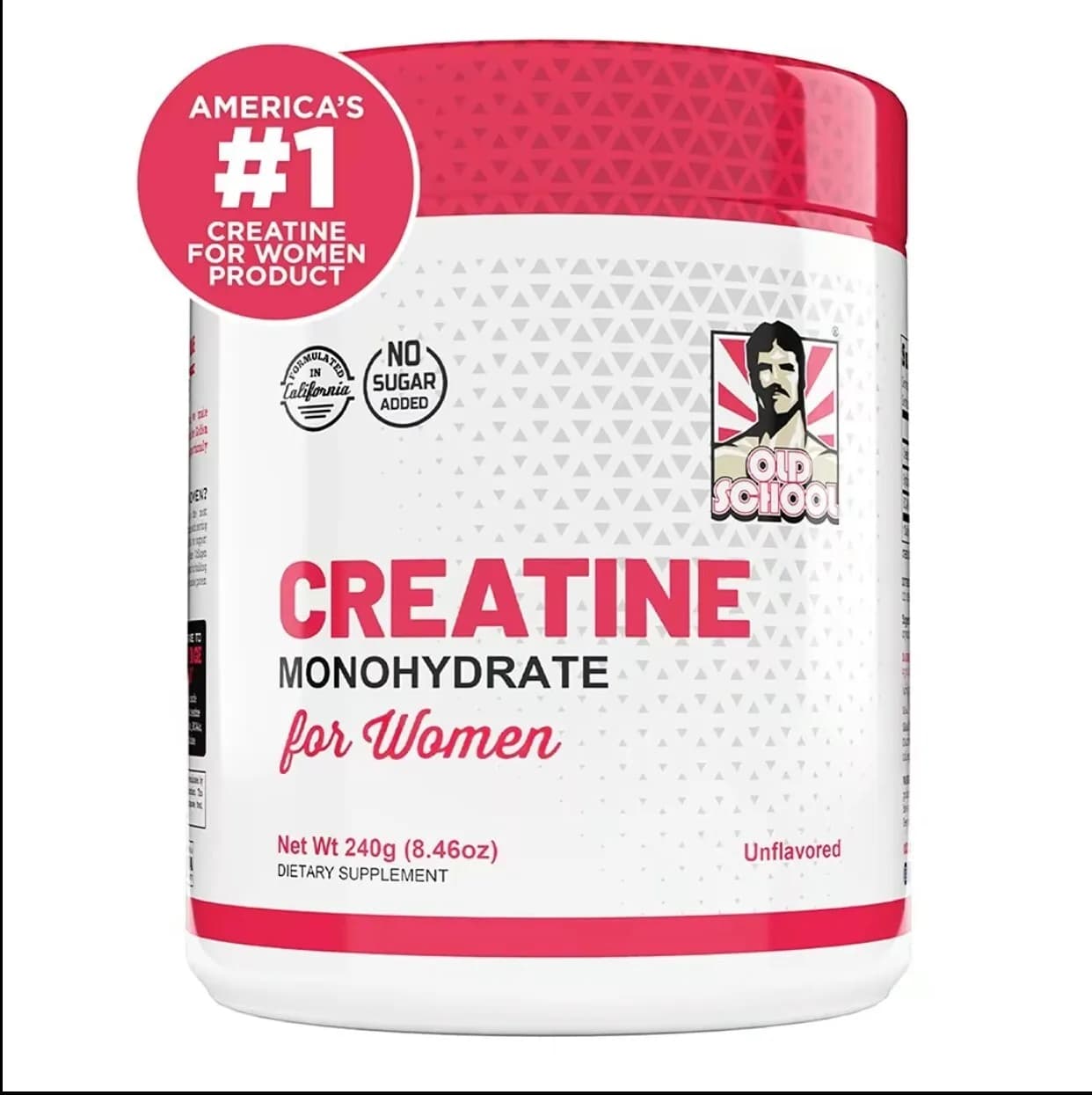 Creatine Monohydrate for women: supports lean muscles and recovery, energy and endurence and balance of hormones