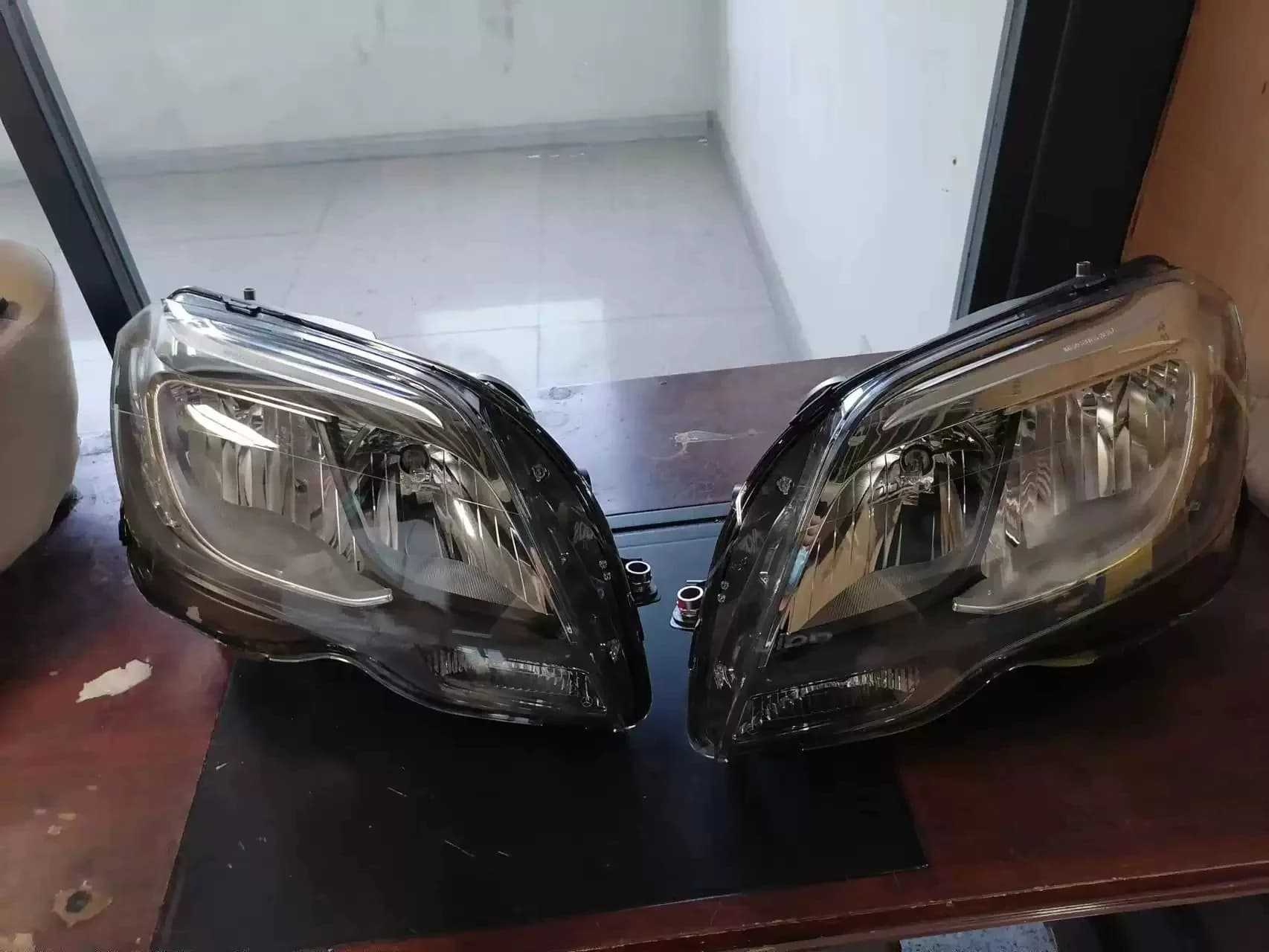 Gruppo faro auto per Mercedes-Benz glk 2011-13 led DRL luce di marcia diurna indicatore di direzione lampada frontale