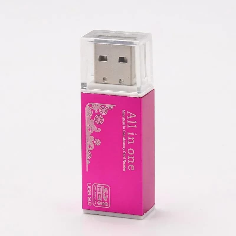 5 pz 4 In 1 Adattatore Lettore di Schede Micro SD SDHC MMC USB Memoria SD T-Flash M2 MS Duo USB 2.0 4 Slot Lettori di Schede di Memoria Adattatore