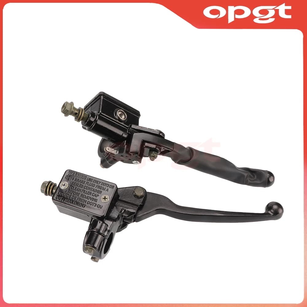 Accessori moto OPGT Pompa freno a disco modificata Dirt Bike Scooter Bici da pista e ciclomotori Reggiseno disco idraulico anteriore e posteriore