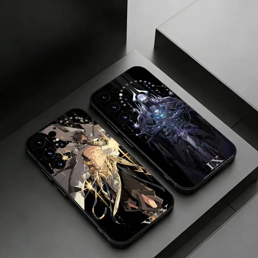 F-FGO Tarot Card Phone Case Custodia per telefono per Samsung Galaxy S24,25,26,23 22,21,S20 Plus Ultra FE custodie morbide
