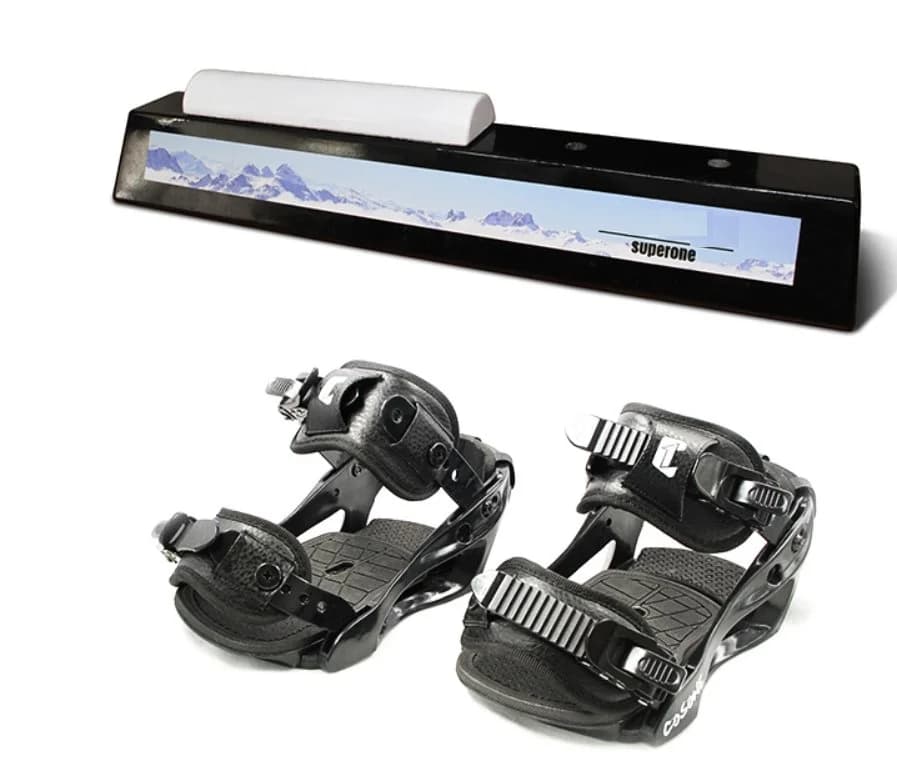 Strumento di allenamento personalizzato con tavoli da allenamento per trampolino con legatura per snowboard, snowboard