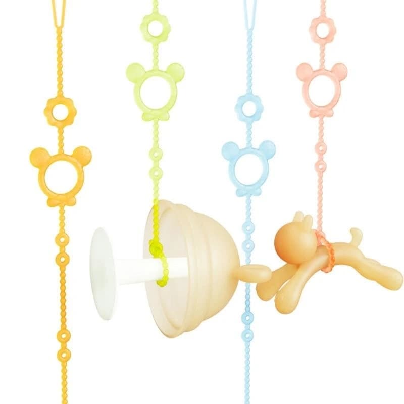 Porta del ciuccio per ciucini clip fittizio per bambini piccoli neonati silicone clip teeter