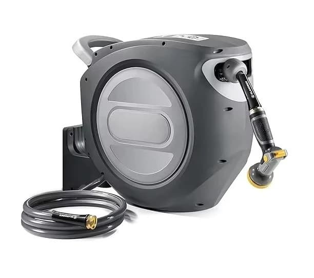 1/2 100ft/130ft Wall Mounted Automatic Hose and Reel Flexibility Irrigation System Retractable Garden Hose Reel