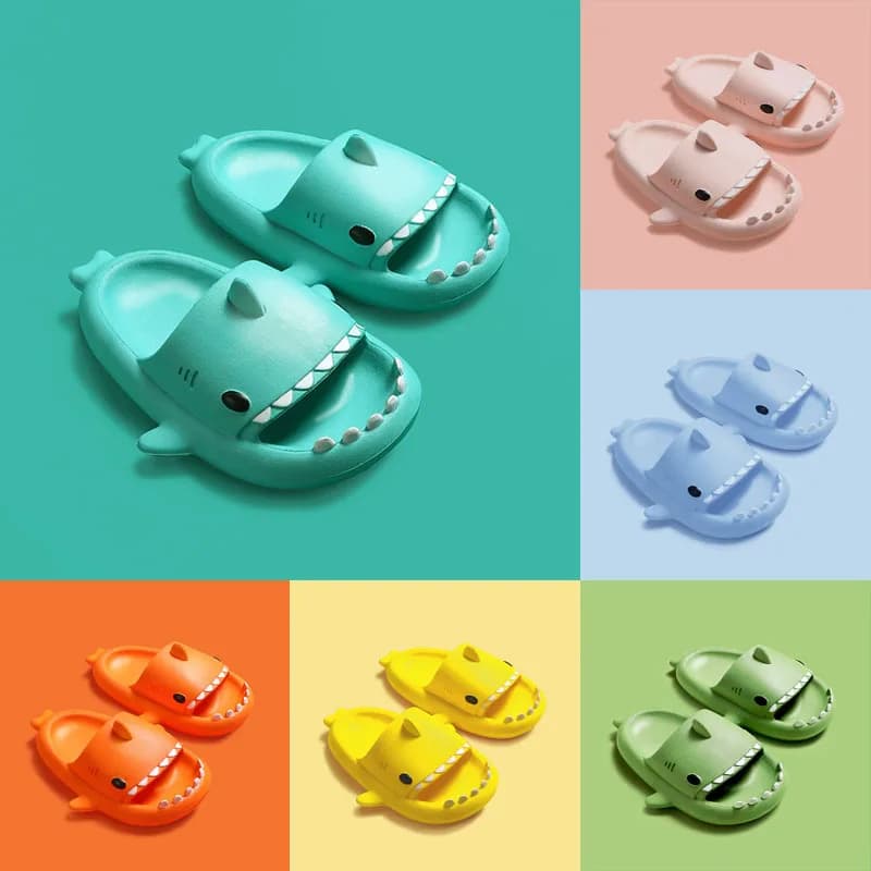 Pantofole per bambini Sandali con squalo cartone animato Estate Ragazzi Ragazze Scarpe per bambini per bambini Suola morbida antiscivolo