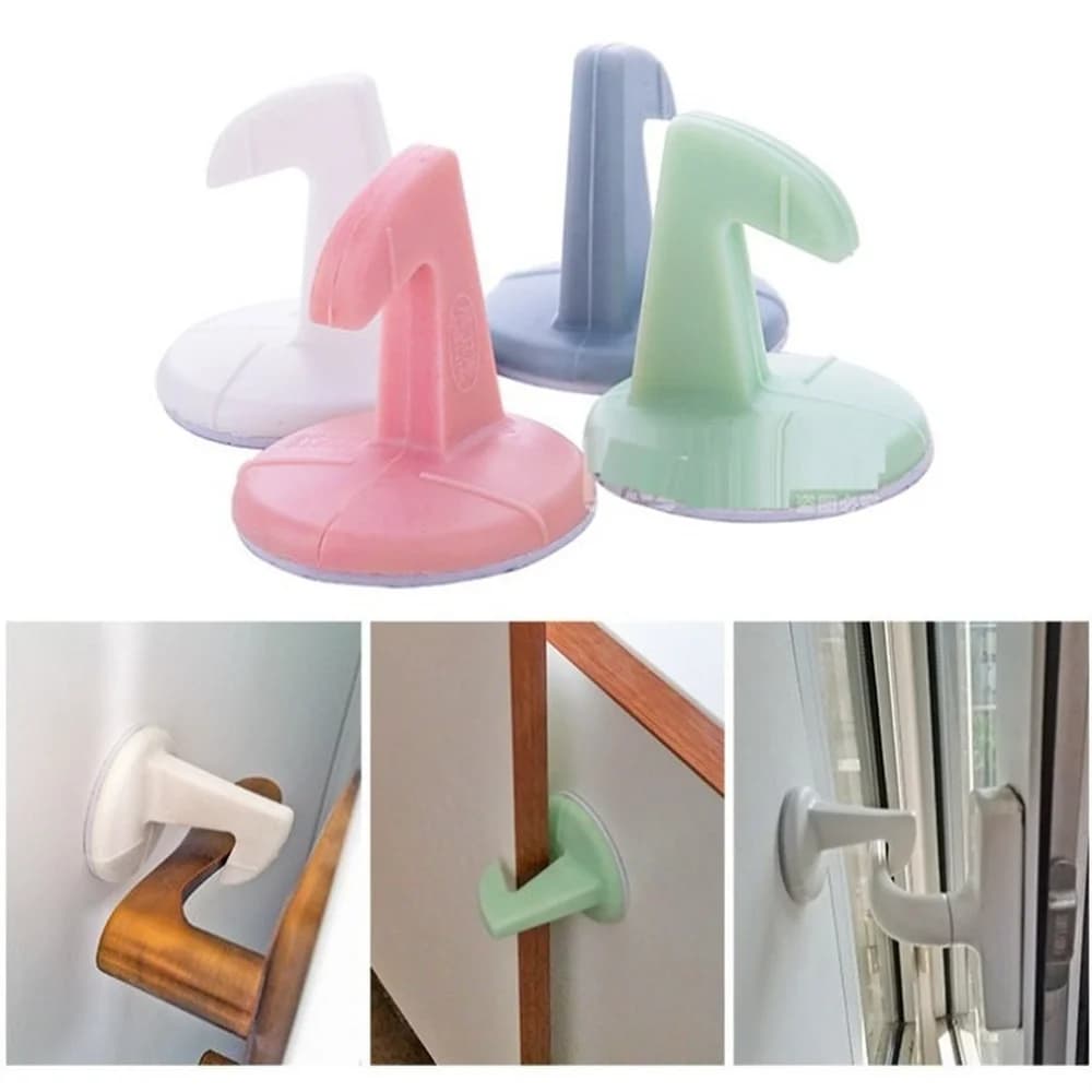 Silicone autoadesivo Anti-collisione Crash maniglia della porta casa fermaporta protezioni da parete Pad maniglia della porta serratura silenziatore protettivo