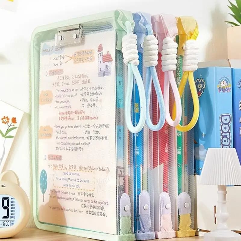 Clear Document Cartella resistenti all'acqua Organizzatore archiviazione con cerniera N0HC N0HC