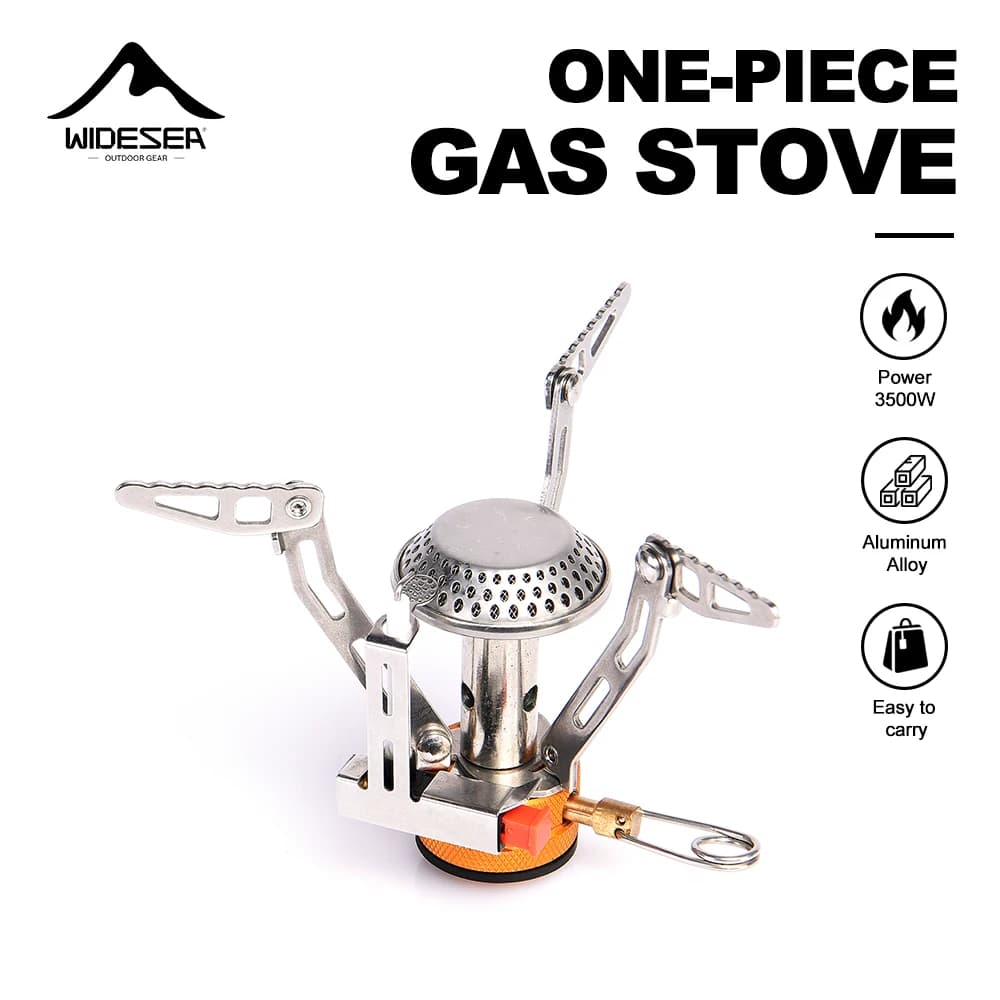 3500 W Portable 3500 W Aluminum Alloy Camping Stove for Outdoor Cooking Hiking Shoulder Backpack