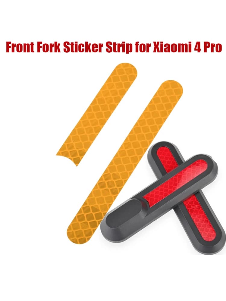 Front Fork Sticker Strip for Xiaomi 4 Pro Electric Scooter Accessory Wheel Cover Reflective Shell Sticker Strip Replacement Part